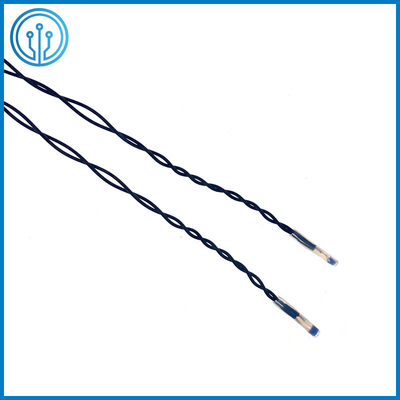 Transparent Twisted CLASS B PT100 PT1000 Temperature Sensor With UL10362 28AWG PTFE Cable