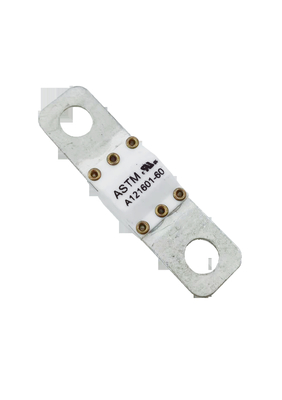 A121601 High Current Bolt On Down Forklift Fuse 125VDC 50A 60A 80A 300V For Short Circuit Pro