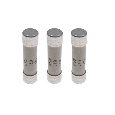 6x25mm Plug In Current Limiting One Time Ceramic Cartridge Fuse 10A 30A 40A 671240090900