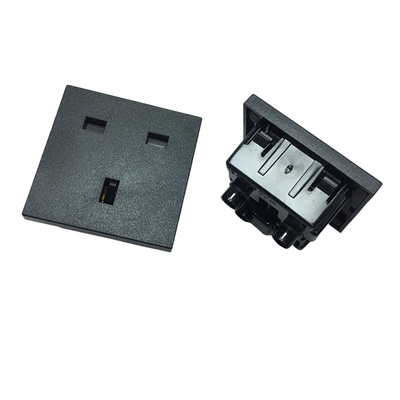Wall Mount EU BS1363 Standard British Outlet UK Power Socket RB-02(B00) 50x50mm 13A 250V With TUV Approvals