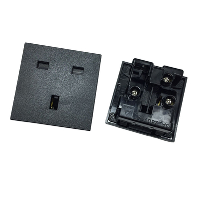 Wall Mount EU BS1363 Standard British Outlet UK Power Socket RB-02(B00) 50x50mm 13A 250V With TUV Approvals
