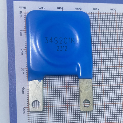 Square VDR Metal Oxide Varistor MOV Series 34S201K 130VAC 175VDC 200V 40kA Voltage Dependent Resistor