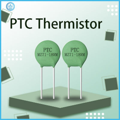 Degaussing MZ71 18OHM Ceramic PTC Thermistor 7.5MM Positive Coefficient Thermistor