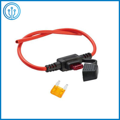 25A 32V 22AWG Cable PCB Mount Fuse Holder Mini Car Micro 2 Inline Fuse Block