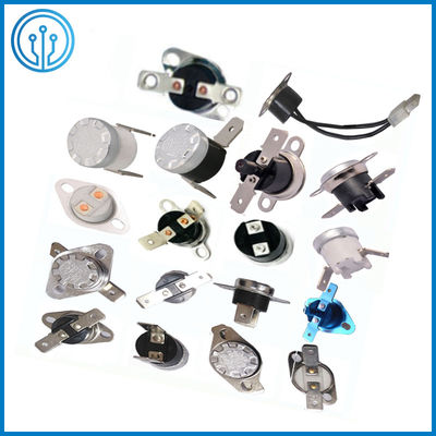 S01 S02 Button Type Normal Close Open HC06 Series Bimetal Thermal Protector 10A 250V 160C 165C 170C 175C 180C
