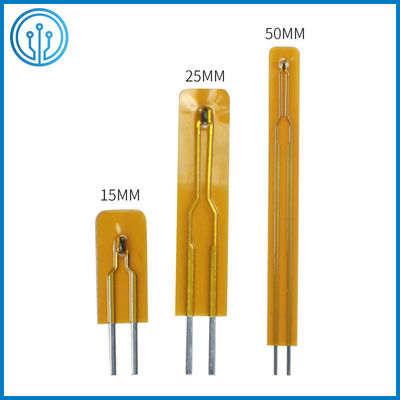 10K Low Profile Polyimide Encapsulated Thin Film NTC Thermistor 50mm Length