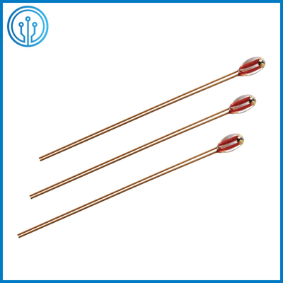 Radial Leaded Glass NTC Thermistor 100K 3950 For Air Conditioner