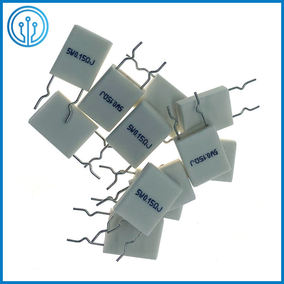 Vertical Mount Non Inductance Ceramic Housed Cement Fixed Resistor BPR 5W 0.15R 5% Dip