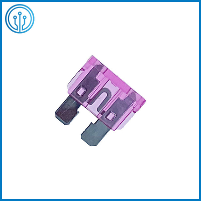50A 32V PC Housing Car Blade Fuses Zinc Alloy Core With Overcurrent Protection