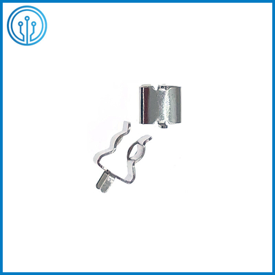 Tin Plated Spring Brass Glass PCB Fuse Holder Clip 30A For Ceramic Cartridge