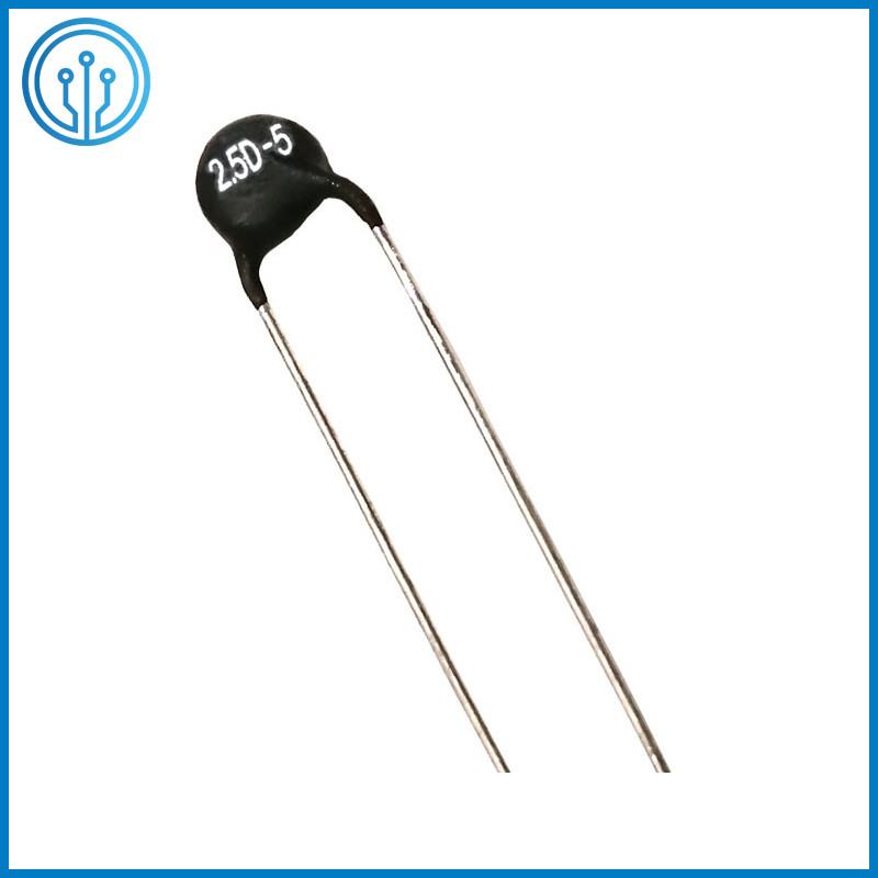 PTC And NTC Thermistor 2.5D-5 2.5R 5mm Manufactured By Dongguan Ampfort