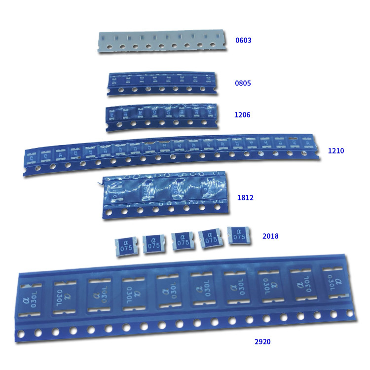 PTC Resettable Fuse Surface Mount Devices 0ZCH0050FF2G Cross Polymeric 16V 3225 0.5A Concave