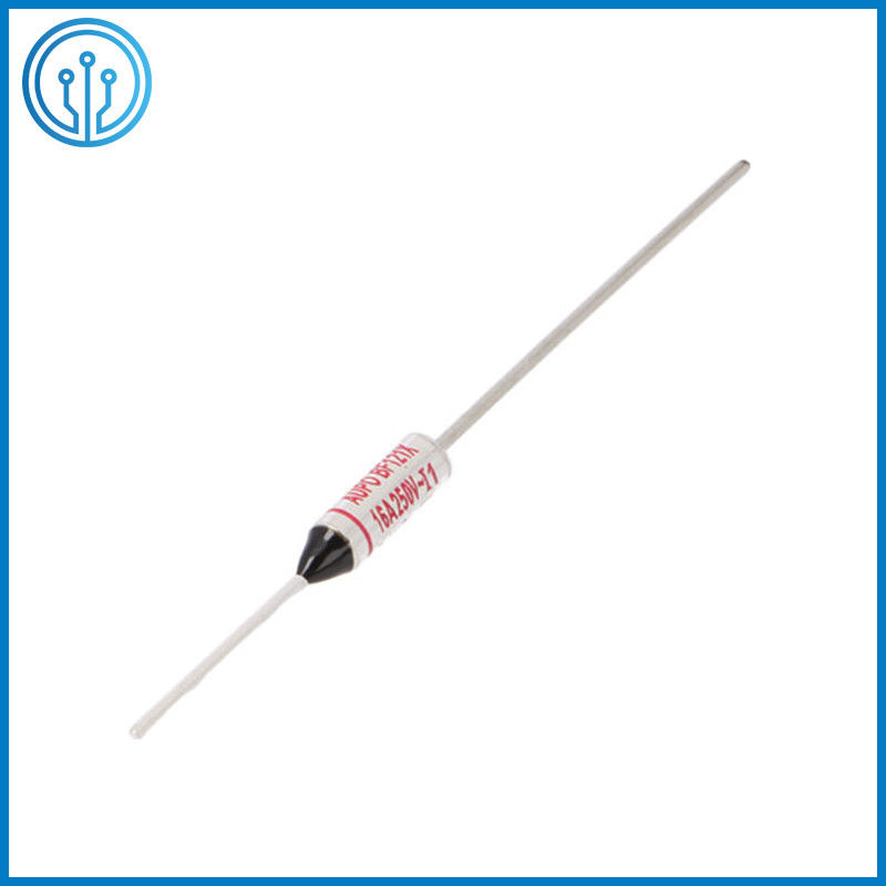16A One Shot Thermal Cutoff Fuse Cross UL VDE Microtemp Thermal Fuse