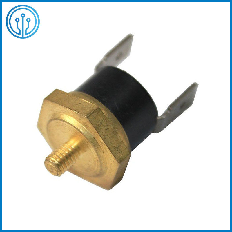 M4 Brass Screw 10A Bimetal Temperature Switch  85C OFF Bimetal Disc Thermostat